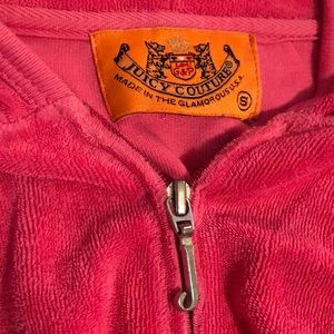Juicy Couture Zip-Up Hoodie size small EUC